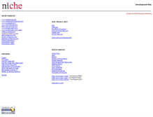 Tablet Screenshot of dev.nichegroup.com